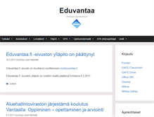 Tablet Screenshot of edu.vantaa.fi